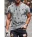 Fashion striped men's short sleeves HF1602-01-03