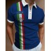 Loose lapel polo shirt short sleeve T-shirt HF1604-04-04